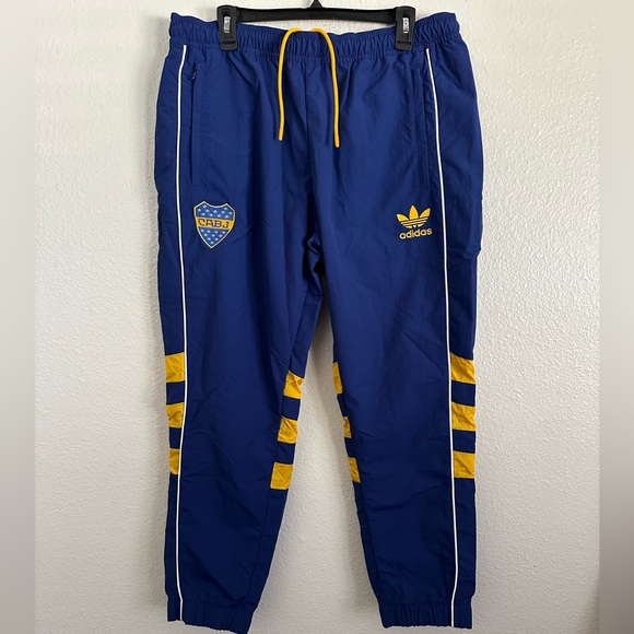 Adidas Boca Juniors Club Atletico Track Athletic Soccer Pants JI9492 Men’s Sizes - Picture 1 of 8